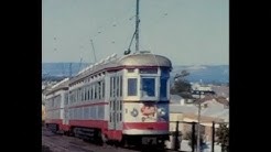 Old trams in Adelaide video