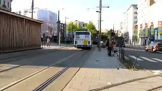 Antwerp modern Hermelijn trams video