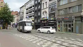 Antwerp Premetro trams video