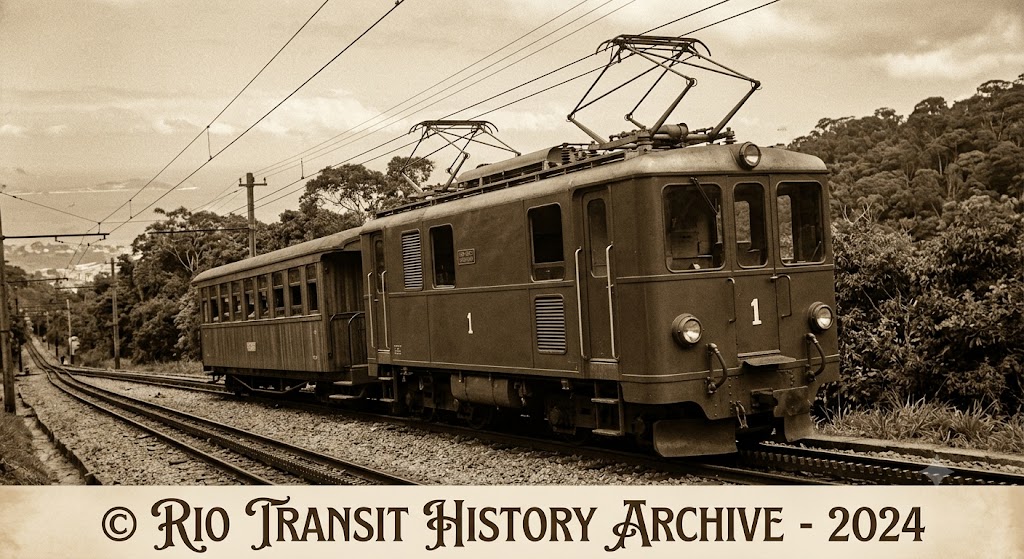 Rio de Janeiro old Corcovado train