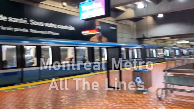 Montreal metro video