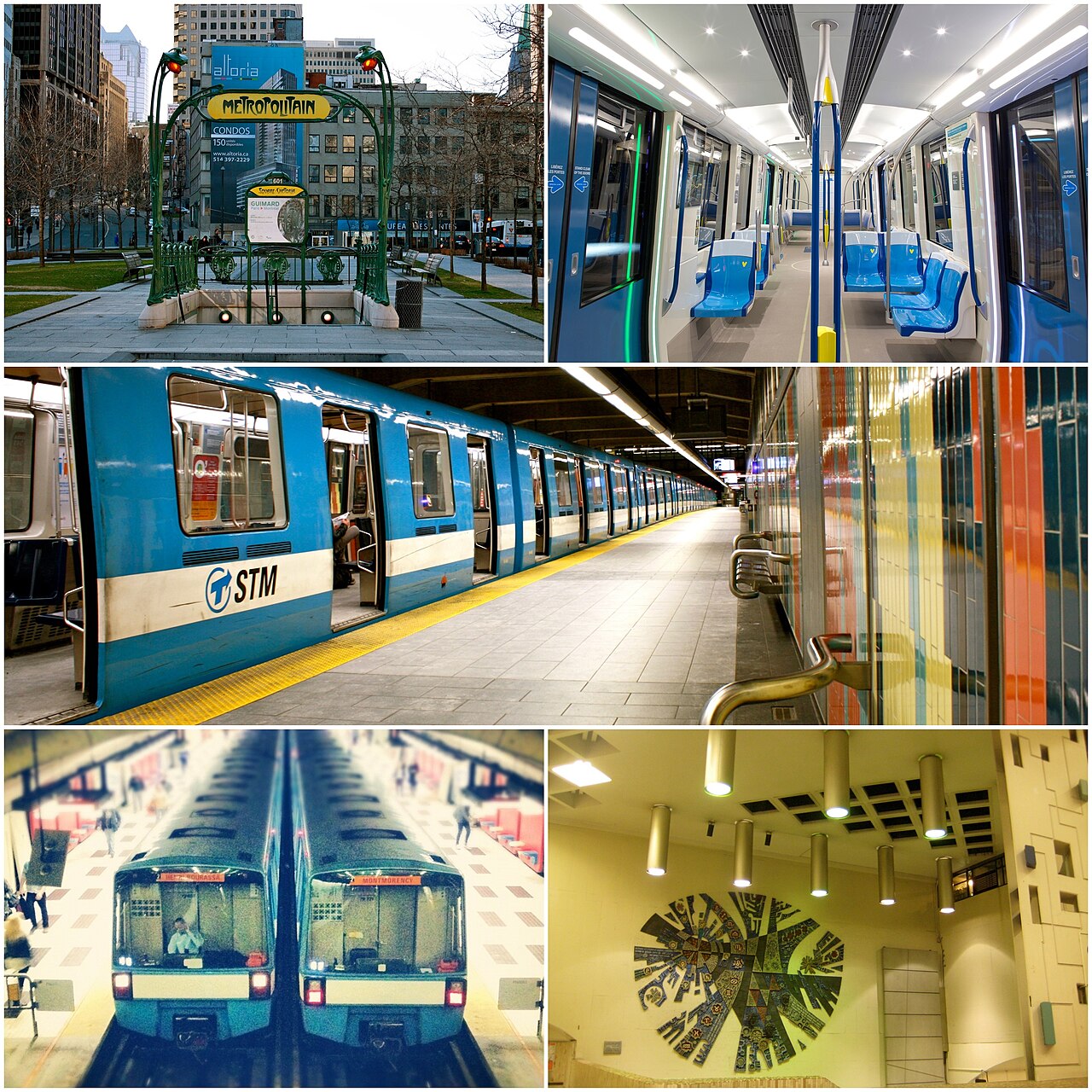 Montreal composite metro photo