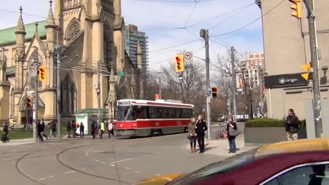 Toronto streetcar video