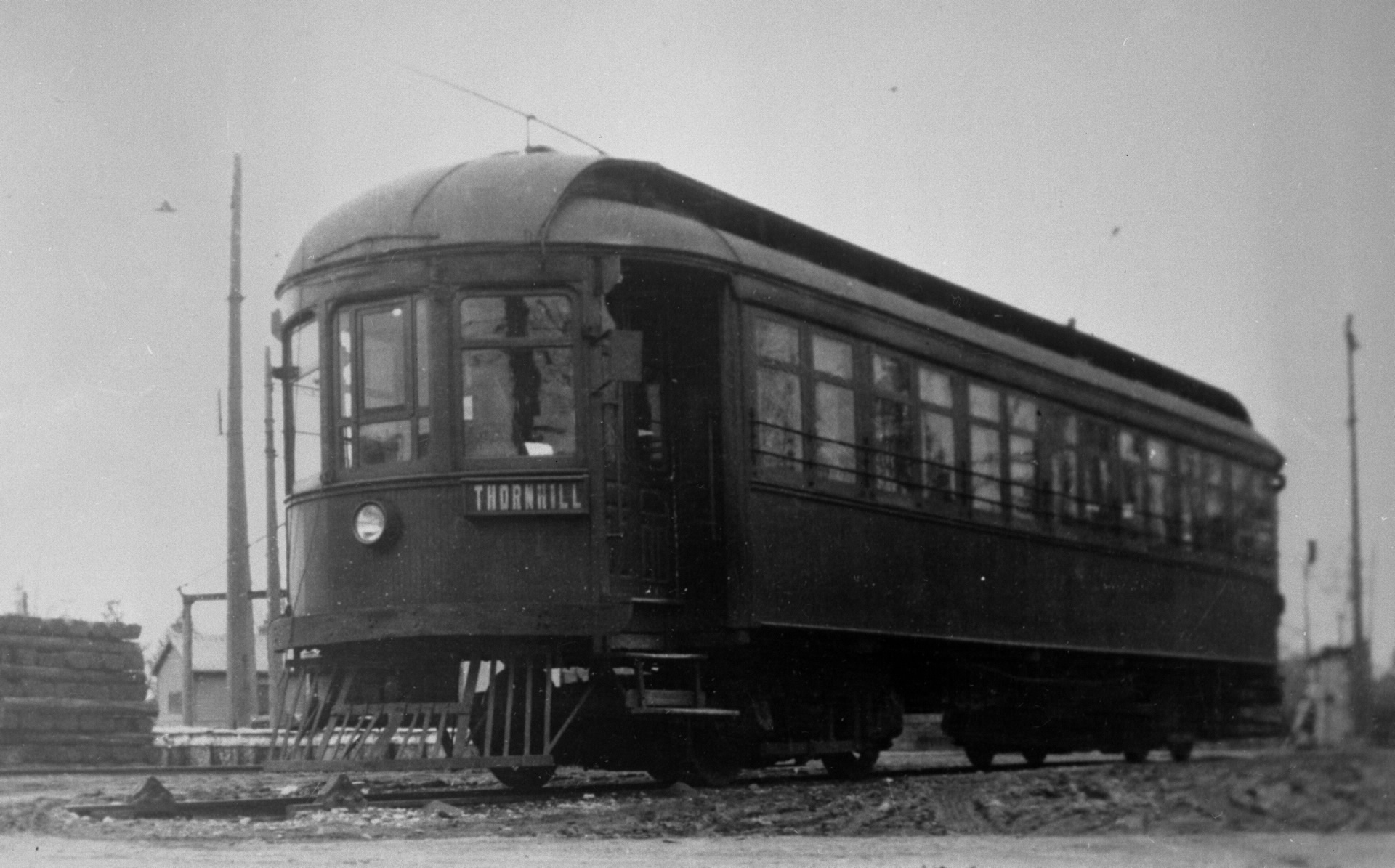 Toronto interurban streetcar photo