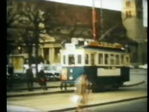Fribourg trams video
