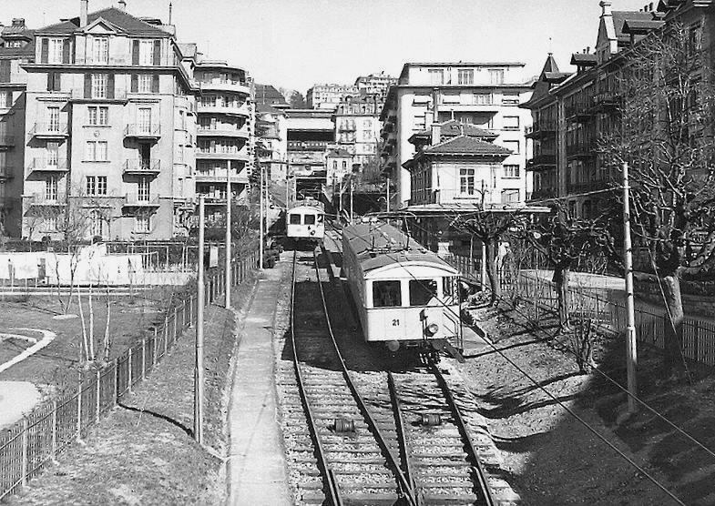 Lausanne funicular photo
