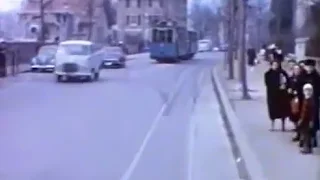 Lausanne old trams video