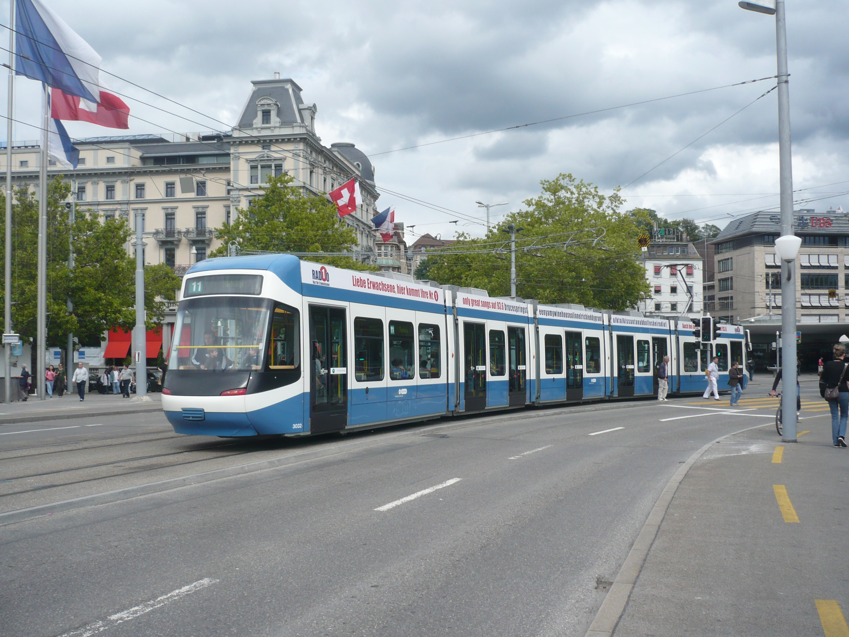 Zurich tram photo