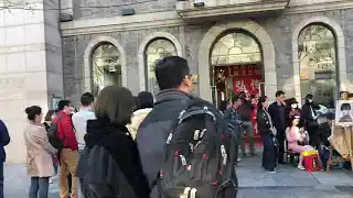 Beijing tourist tram video