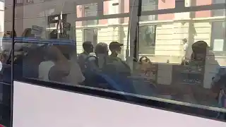 Prague modern trams video
