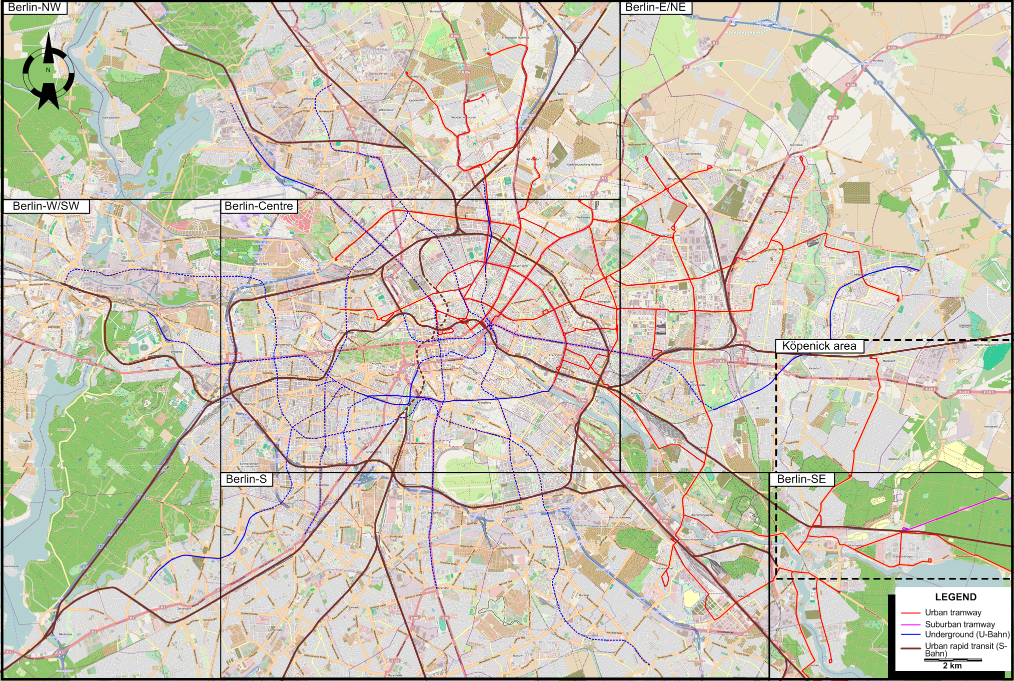 Berlin 2026 tram map