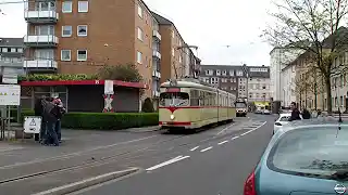 Düsseldorf Old tram video
