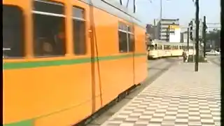Düsseldorf old tram video
