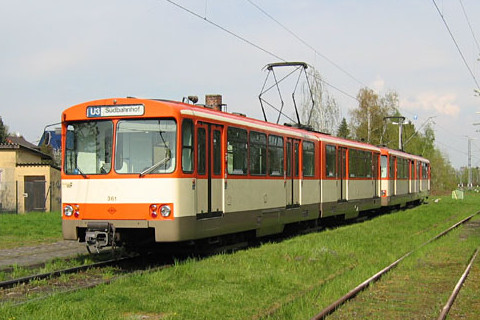 Frankfurt metro u-bahn tram