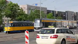 Leipzig trams video