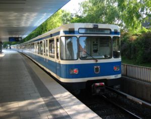 Munich underground train