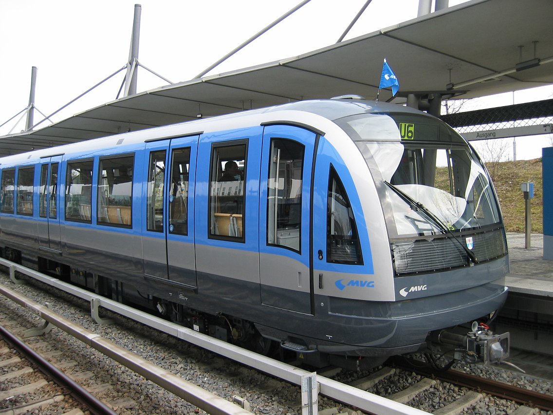 Munich underground train