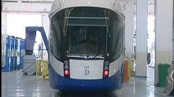 Modern tram in Algiers video