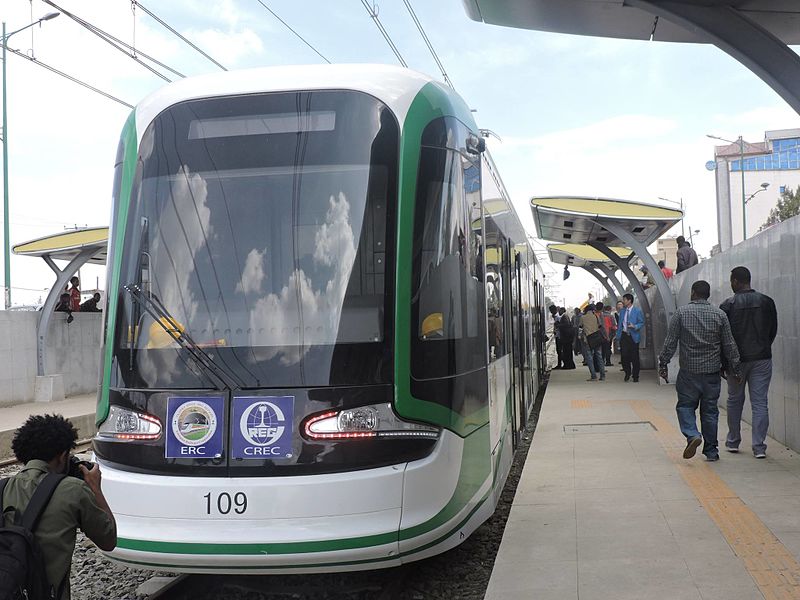 Addis Ababa light rail photo
