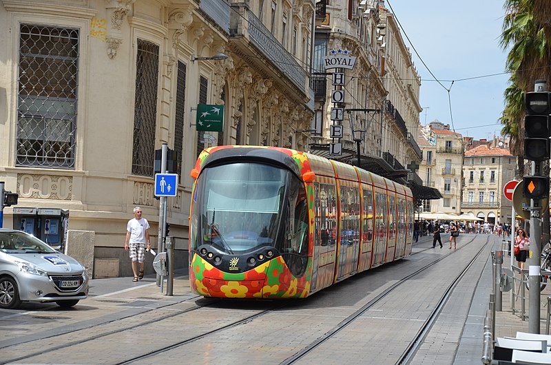 Montpellier tram photo