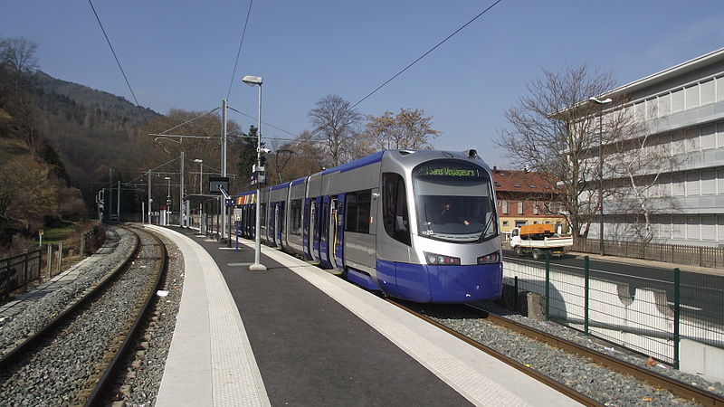 Mulhouse tram train photo