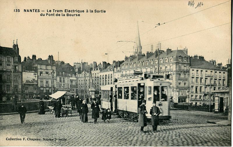 Nantes old tram photo