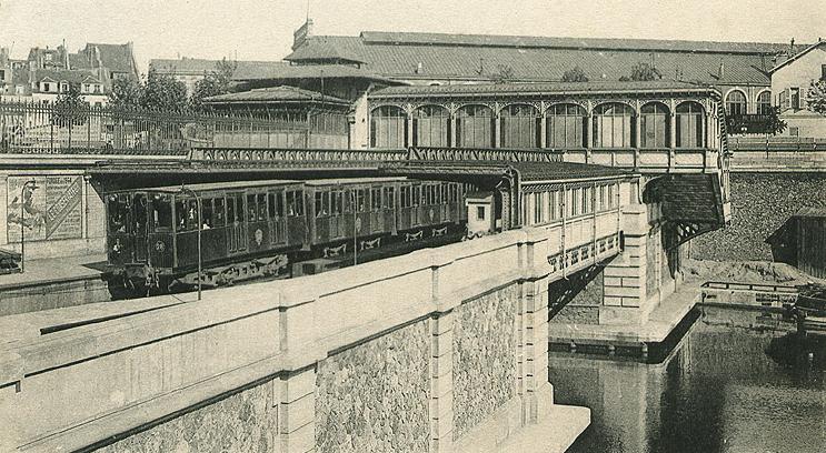 Paris old metro photo