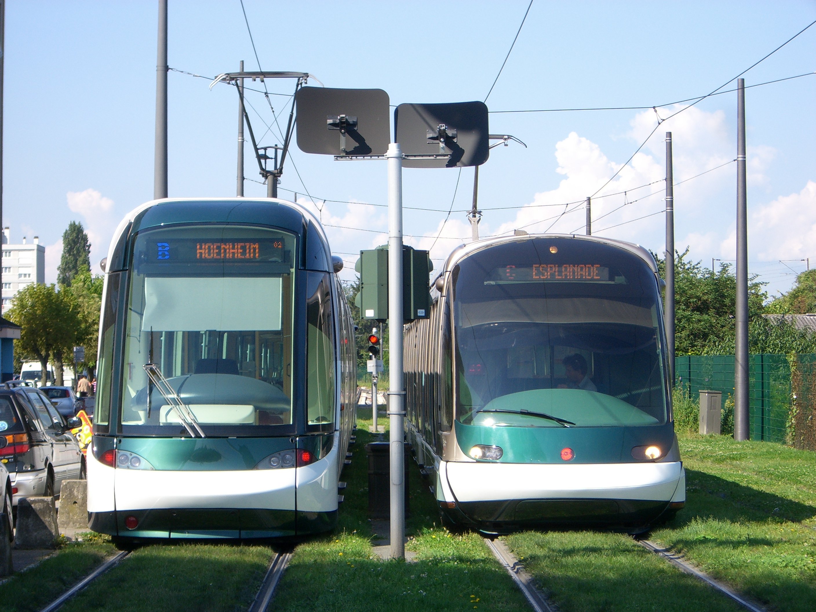 Strasbourg trams
