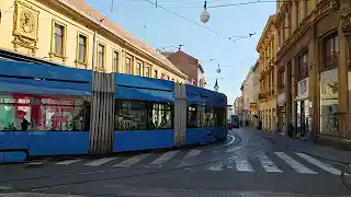 Zagreb trams video