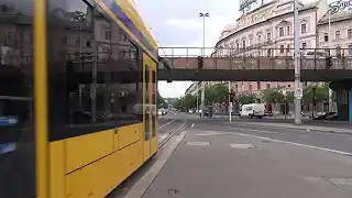 Budapest Combino trams video