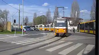 Budapest Ganz UV trams video