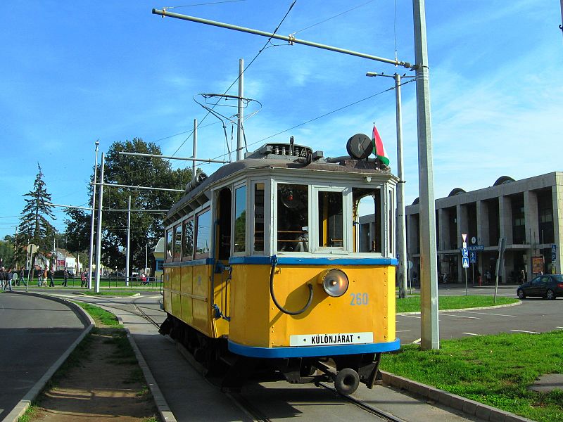 Debrecen old-style tram photo