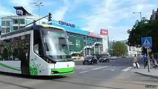 Miskolc new trams video