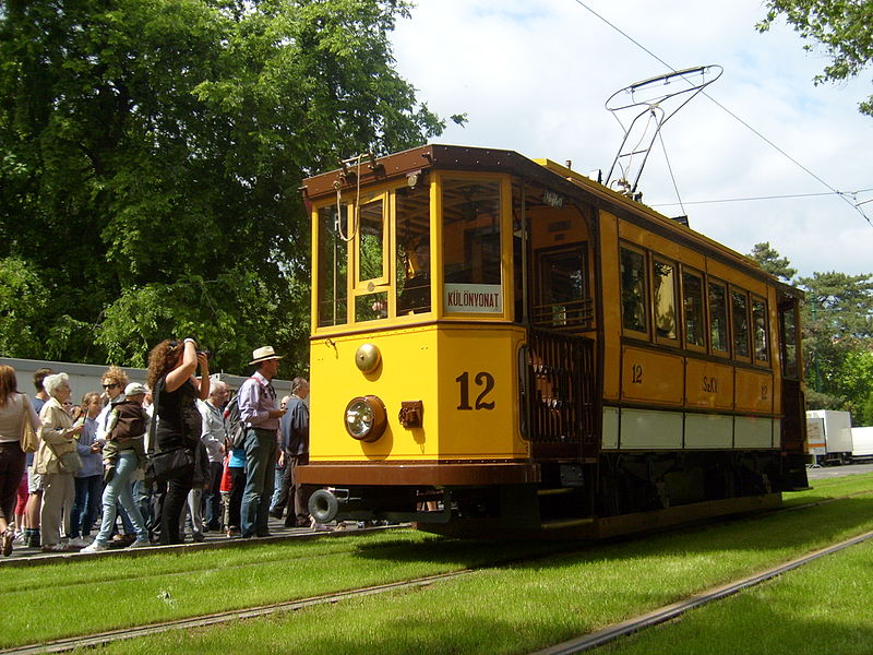 Very old Szeged tram
