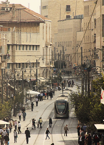 Jerusalem tram photo