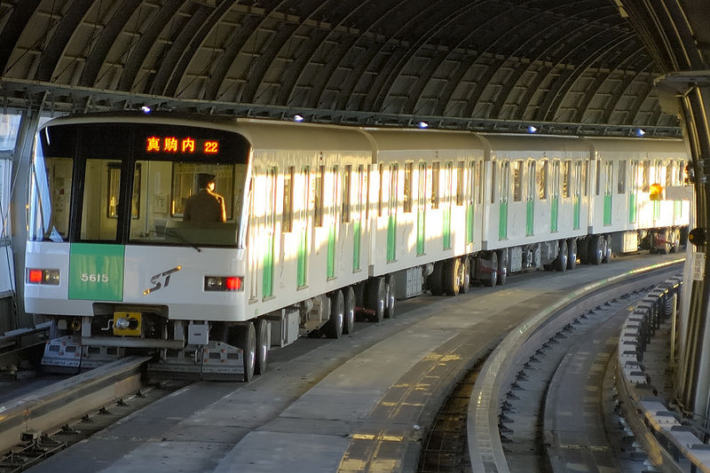 Sapporo metro subway photo