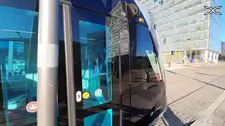 Luxembourg tram video
