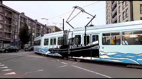 Rotterdam old tram video