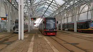 Lodz trams video