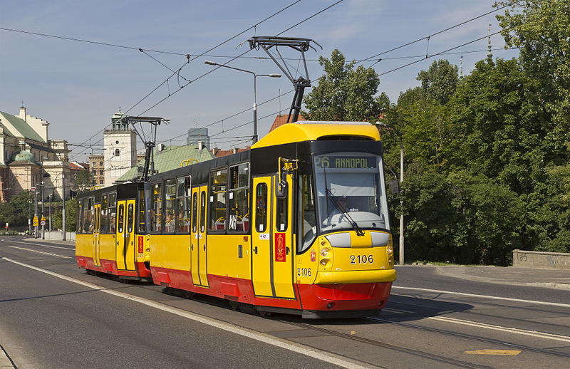 Warsaw tram photo