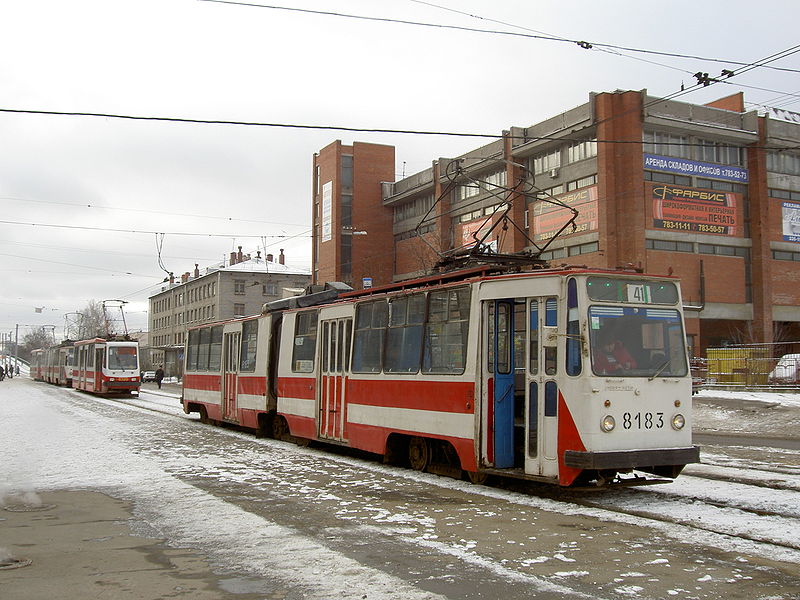 St. Petersburg tram photo