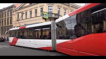 St Petersburg trams video