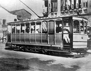Singapore old tram photo