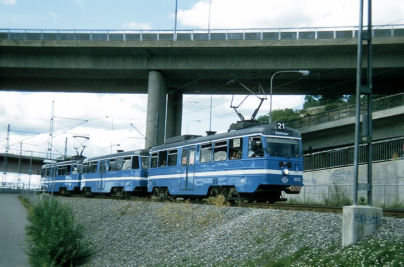 Stockholm suburban tram
