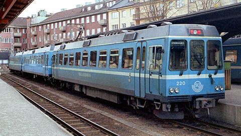 Stockholm suburban train