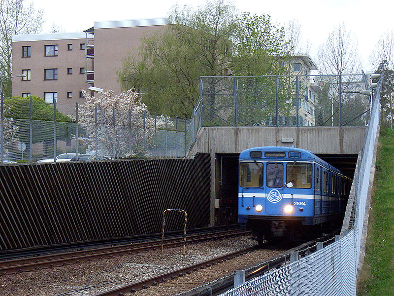 Stockholm T-Bana train photo