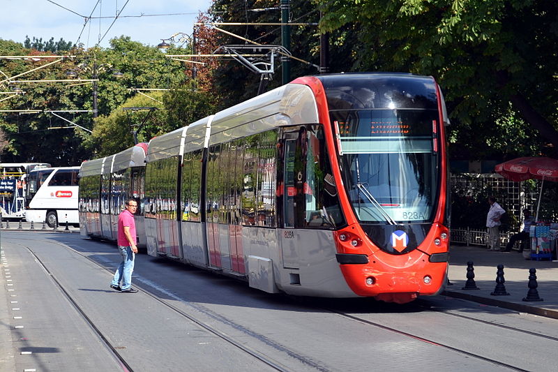 Istanbul tram photo