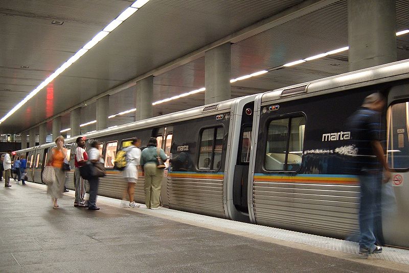 Atlanta rapid transit train