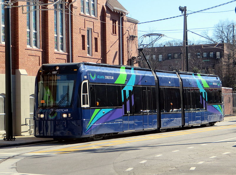 Atlanta modern streetcar