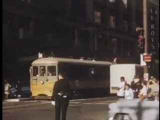 LA PCC streetcar video